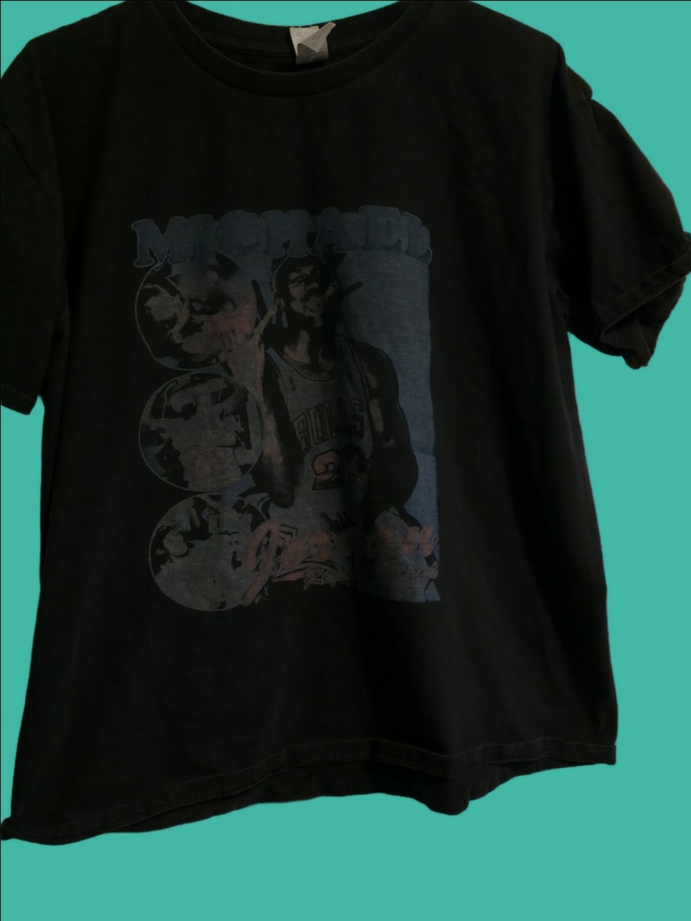 4/$25 Deal! Vintage Jordan Black T-Shirt